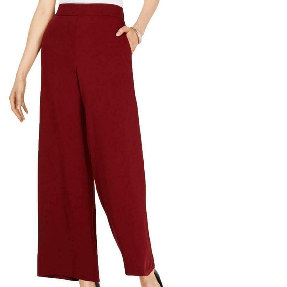 Nine West | Pants u0026 Jumpsuits | Nine West Womens Dress Pants Vampire Red  Size Xs Crepe Trouser | Poshmark